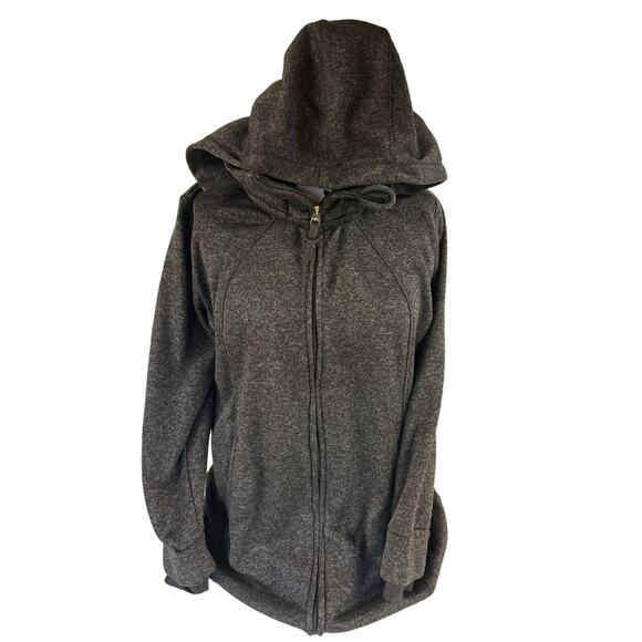 Women’s Kenneth Cole Reaction Gray Detachable Hood Full Zip Jacket XL/XG - Picture 1 of 11